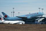 Boeing 767 departing Montreal