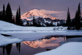 Mt. Rainier  Winter Sunrise