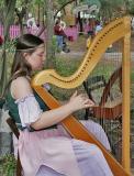 A Lady and her Harp