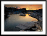 Last light at Great Falls,  VA