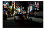 Gangnam street at night