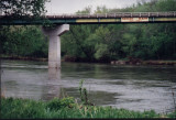 E26 bridge with warning