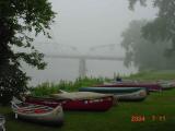 Boats in Morning Mist-Keosauqua