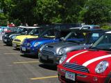 Minis up the line