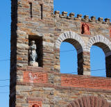 Close up shot of the memorial