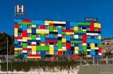 Colourful hotel