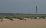 Hatteras Lighthouse On A Hot Summer Morning