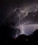 Lightning at our house