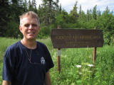 (16-46) Our next stop (7/6/10) was a remote bog in Minnesota. It has been preserved as a biological study area since the 1930s.