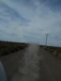 Dust Cloud Behind The Flying Banana