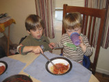 Will helps Charlie with Charlies favorite meal on his brothers birthday