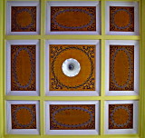 Ceiling of dining pavilion