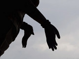 Silhouette of hands