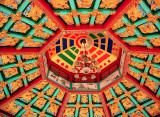 Chinese pavilion ceiling