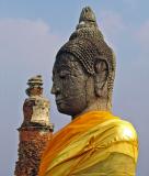 Buddha image and pillar