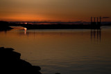 2009 May 15 sunrise from behind a barge