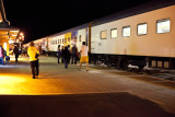 Polar Bear Express arriving in Cochrane just after midnight 2010 August 21st