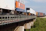 Freight train crossing Store Creek 2010 August 31st