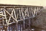 Old bridge across Store Creek, demolished 1985