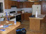 Kitchen Area after Flooring Added