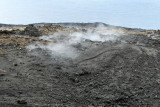 Ile de la Runion - Sur la coule de lave davril 2007, toujours chaude et fumante !