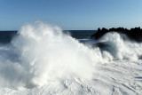 Forte houle au Cap Mchant (le 3 septembre 2008)