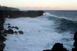 Forte houle au Cap Mchant (le 3 septembre 2008)