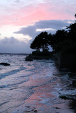 Coucher de soleil sur la presqu'île de Mousterian (Golfe du Morbihan)