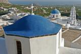 Santorini - South part of Santorini : the village of Pyrgos and around