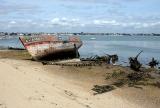Cimetière de bateaux de la petite mer de Gâvres près de Lorient