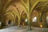 Visite de labbaye de Fontenay - La salle des moines