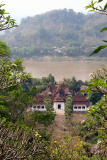 National Museum & Mekong River from Mount Phousi