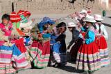 Dancing at Yanque village