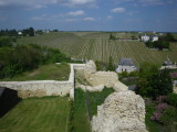 The farmlands to the north of Chateau Chinon