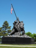 3/4 scale Iwo Jima Memorial at Bicentennial Park, Fall River MA. This began its life as the prototype for the real Memorial.