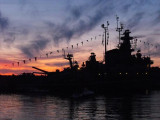 Sunset at Battleship Cove