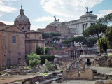 Roman Forum, the seat of power of ancient Rome.