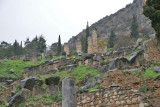 The Stadium of Apollo seen from the base of the Sanctuary.