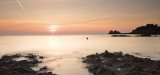 Archirondel bay at sunrise