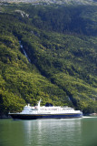 Boating down Lynn Fjord