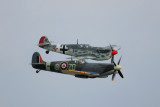 Spitfire and Bf-109