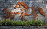 Metal Horse Sculpture