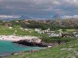 Achmelvich Caravan and Camping with sulven in background