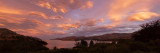 Sunset Lyttelton Harbour from Governors Bay, Canterbury, New Zealand
