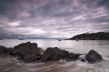 Sultry morning at Moeraki, Otago, New Zealand