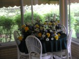 Laura Hinze and I drove flowers to Lake Zurich homes
