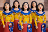 Artesanato de Santa Catarina, Personagem do Boi de mamÆo, Maricota, ArtesÆ Dona Adelina, Santa Catarina, 8582