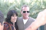 Melanie Wicker and Keifer Sutherland