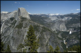 The Half Dome, Grizzly Peak, Nevada Fall and Vernal Fall