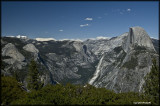 North Dome, Royal Arches, the Basket Dome, Mt. Watkins and the Half Dome